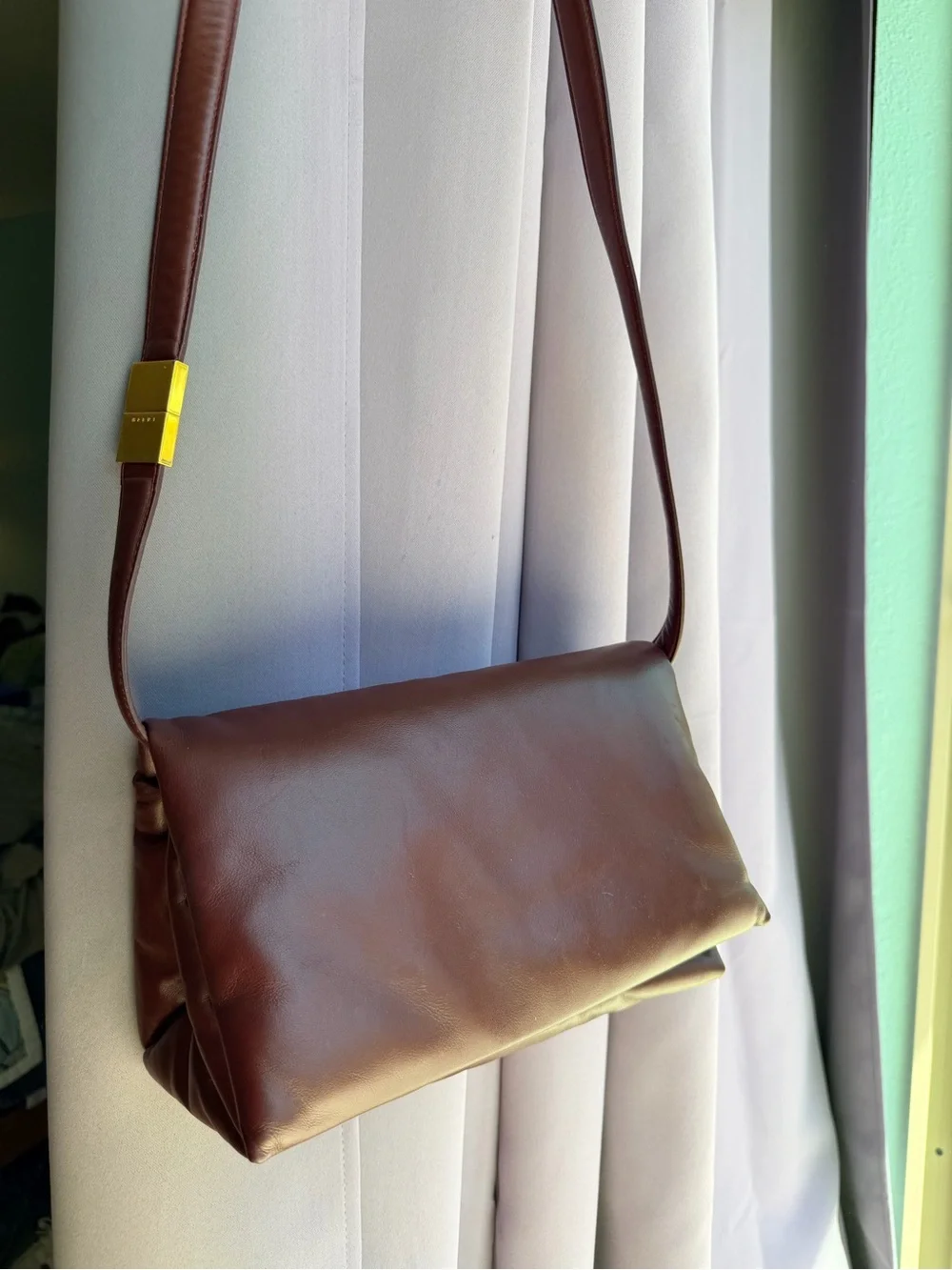 Marni refined burgundy